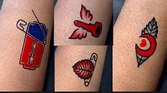 4 different types tattoos designs 🥰👍