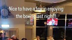 Few in for the boxing last night 🥊🥊 #sportsbar #Racks #Grimsby | Racks Pool & Sports Bar