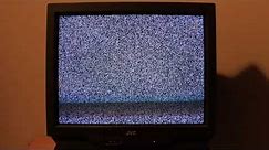 The sound of TV Static real CRT television Big bang microwave background poltergeist.