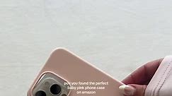 the most stunning baby pink phone case 🩰🤍 in my “Apple Accessories” list in SF #iphonecase #amazoniphonecase #phonecase #siliconeiphonecase #babypink