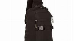 Ozark Trail Sling Pack, Black, Polyester, 9 L Messenger Bag, Adult, Teen