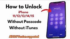 How to Unlock Any iPhone Without Passcode & Apple ID | No Data Losing