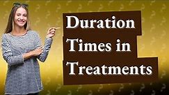 What is an example of duration time?