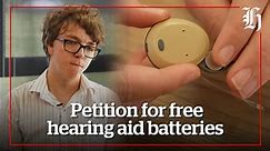 Petition for free hearing aid batteries