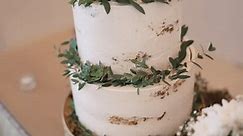 Elegant adorned Olive Branch Wedding Cake Display