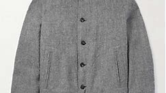 INCOTEX Montedoro Virgin Wool-Flannel Bomber Jacket for Men | MR PORTER