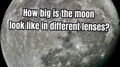 Telescope lens Zoom comparison #astrophotography #photography