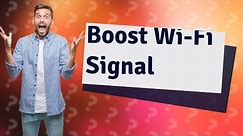 How can I boost my Xfinity Wi-Fi signal?