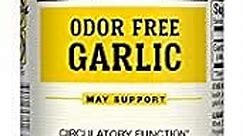 Mason Natural Garlic 200 mg Odor Free Allium Sativum Supplement - Supports Healthy Circulatory Function, 100 Tablets