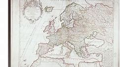 "Map of Europe" Canvas Wall Art - Bed Bath & Beyond - 16441281