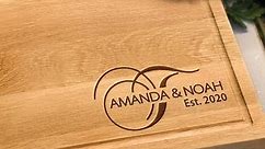 Personalized Cutting Board for Kitchen, Couple, Men, Women, Parent Gift, Custom Names Wood Chopping Board or Sign, Walnuts, Beautiful Wedding, Bridal Shower, House Warming, Engagement, Registry Gifts