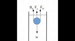 Fluid mechanics (Buoyant, viscous and drag forces)