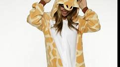 Funziez! Adult Onesie Halloween Costume - Animal and Sea Creature - Plush One Piece Cosplay Suit for Adults, Men and Women