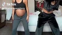 Chloe Bailey post Tik Tok dancing with Halle when she was pregnant | Itsonlyentertainmentdotnet