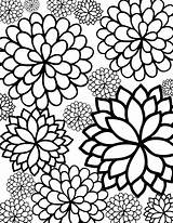 Coloring Adults Pages Flower Printable Adult Flowers Pattern Sheets Color Colouring Floral Print Big Cute Sheet Books Google Flowering Coloriage sketch template