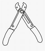 Wire Drawing Stripping Tool Coloring Electric Arts Clip Strippers Clipart Clipartkey sketch template