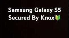 Samsung Galaxy S5 startup