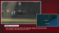 Mass casualties reported in Maine amid search for shooter