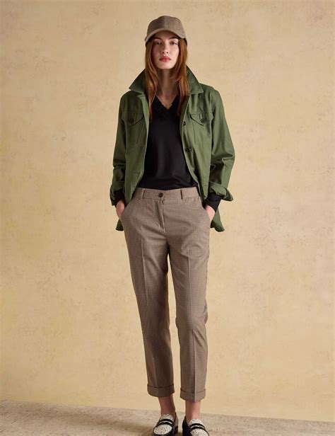 Jersey Frill V-Neck Top | Joules | M&S