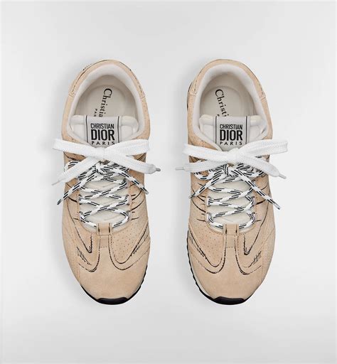 Sneaker D-Sketch Ante de piel de becerro rosa nude | DIOR