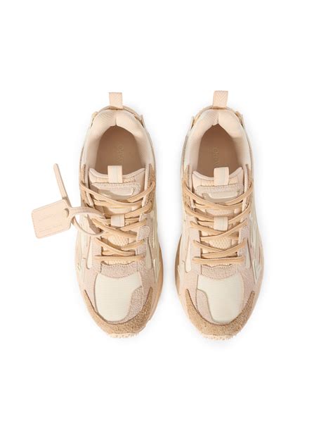 Be Right Back Suede Sneakers in CARAMEL - NUDE for Women | Off-White™