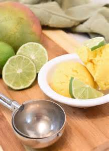 Easy & Delicious Mango Lime Frozen Yogurt