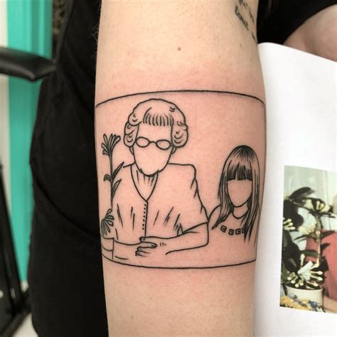 Grandma and granddaughter tattoo - Bronctattooaus.com