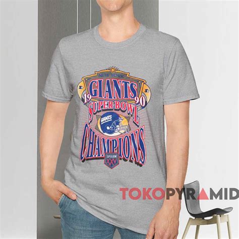 1990 New York Giants Super Bowl XXV Champions Shirt - TokoPyramid