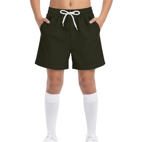 BRGZLK Kids Boys Swim Trunks Summer Solid Color Casual Lightweight ...