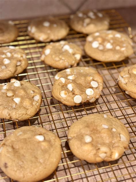 White Chocolate Macadamia Nut Cookies (Bakery-Style & Soft)