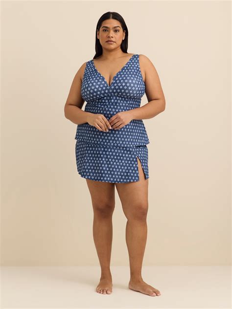 Raisins Curve High-Rise Tango Swim Skirt Plus Size Swimwear Bottoms ...