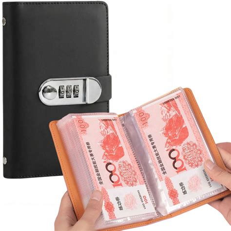 100 Envelopes Money Saving Challenge Binder with Password Lock, Money ...