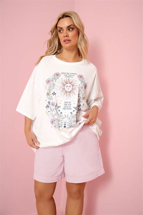 YOURS Plus Size Pink Denim Shorts | Yours Clothing