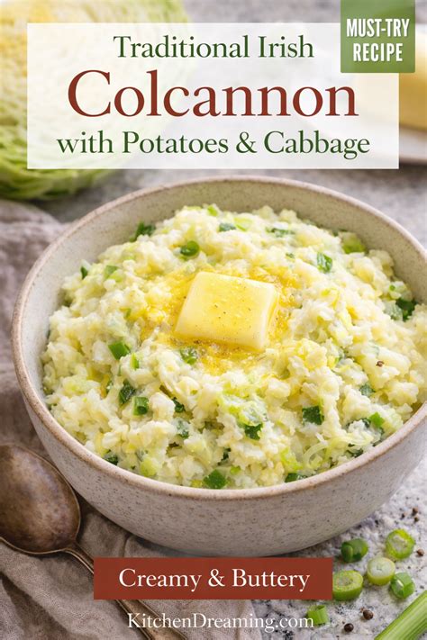 Traditional Irish Colcannon Recipe with Cabbage and Yukon Gold Potatoes ...