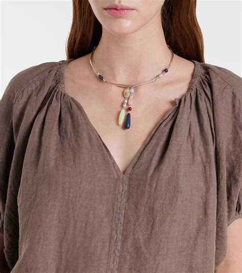 Cosette linen blouse in brown - Velvet | Mytheresa