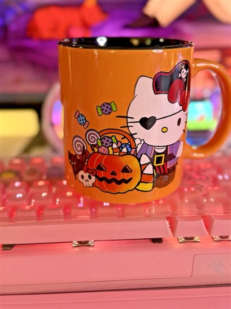 Sanrio Hello Kitty 2025 Halloween Pirate Candy Mug 15oz Collectible