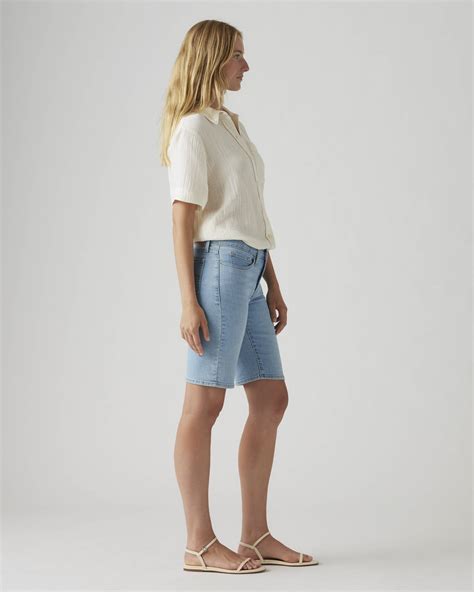 Shaping bermuda women's shorts - lavé clair | Levi's® CA