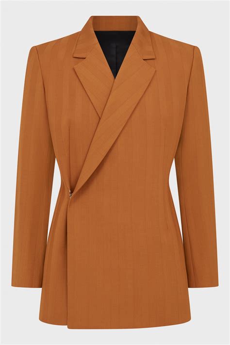 EGONLAB - EGONIC DOUBLE BREASTED JACKET ORANGE STRIPES WOOL – LABSTORE WORLD