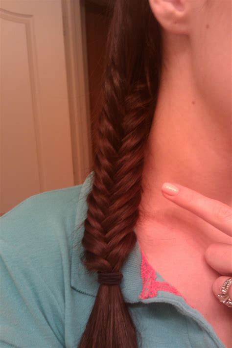 Fish-tail braid | Fish tail braid, Tail braids, Hair styles