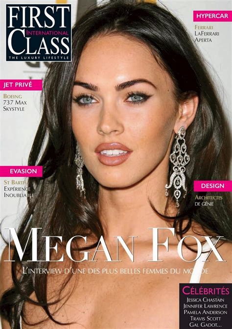 MEGAN FOX in First Class Magazine, July 2023 – HawtCelebs