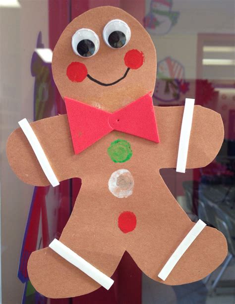 Gingerbread Man Craft For Kindergarten