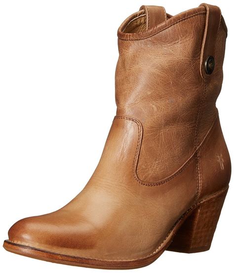 Frye Women's Jackie Button Short Boot | Frye ankle boots, Short cowgirl ...