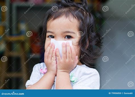 Little baby gag stock photo. Image of sick, girl, little - 79906850