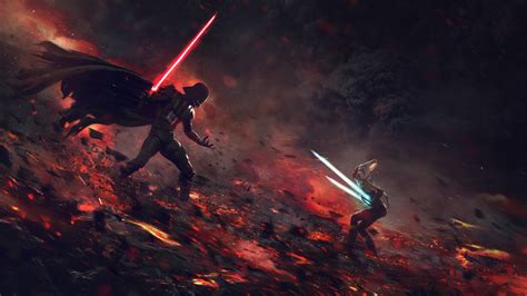 Ahsoka Tano Vs Darth Vader Wallpaper,HD Movies Wallpapers,4k Wallpapers ...