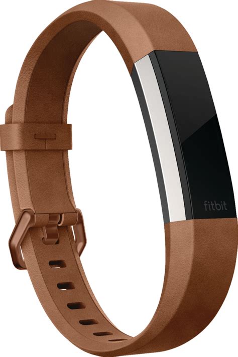 Best Buy: Fitbit Alta HR Accessory Band Leather (Small) Brown FB163LBBRS