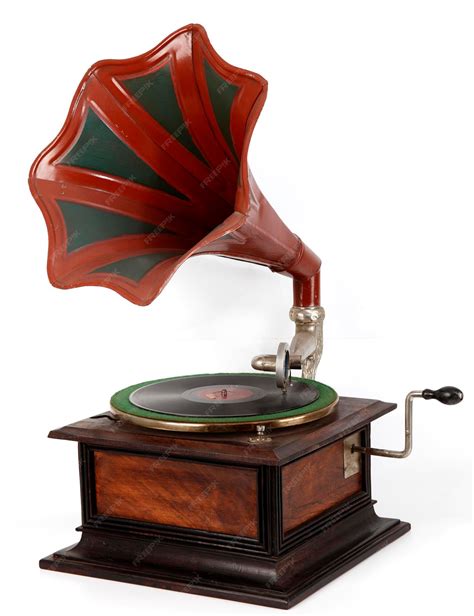 Premium Photo | Vintage gramophone record player, phonograph