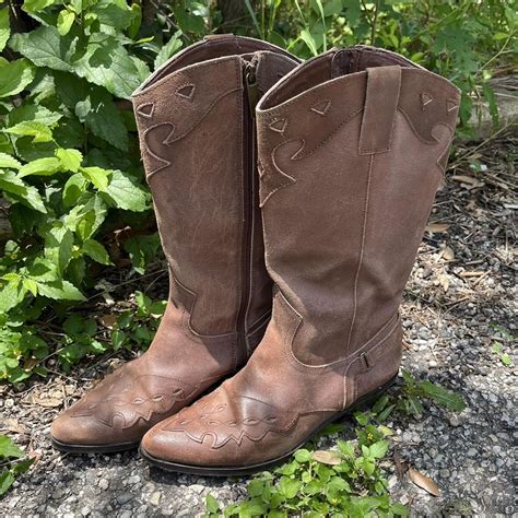 Women's Brown Boots | Depop