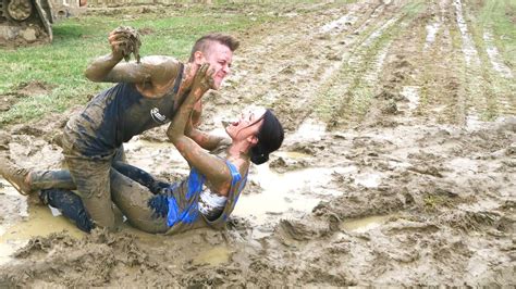 CRAZY MUD WRESTLING!! - YouTube