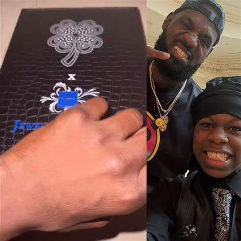 Rakai shows off the custom iced out Clover Boys chain Kai Cenat gifted ...