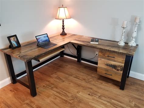 Reclaimed Wood Executive Desk